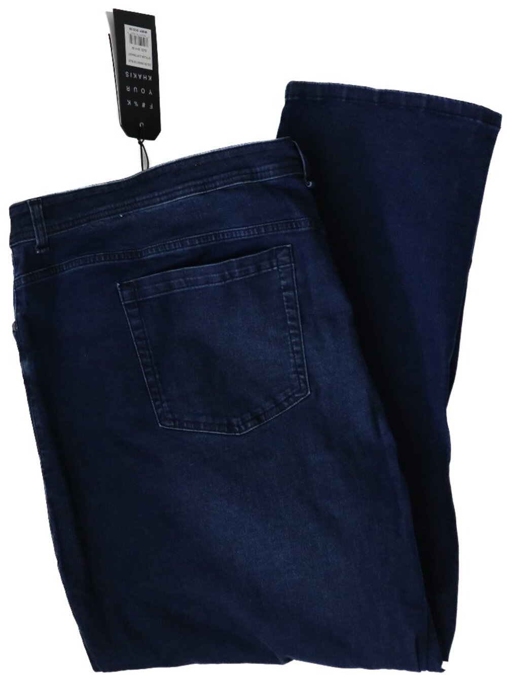 The Perfect Jean NYC Slim Thick Jeans Mens 50x30 Knight Blue Dark Wash Denim NEW
